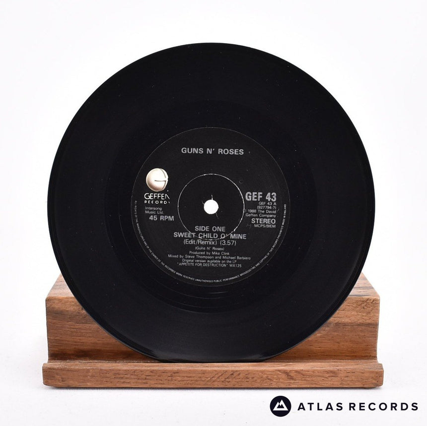 Guns N' Roses - Sweet Child O' Mine - Damont 7" Vinyl Record - VG/VG+
