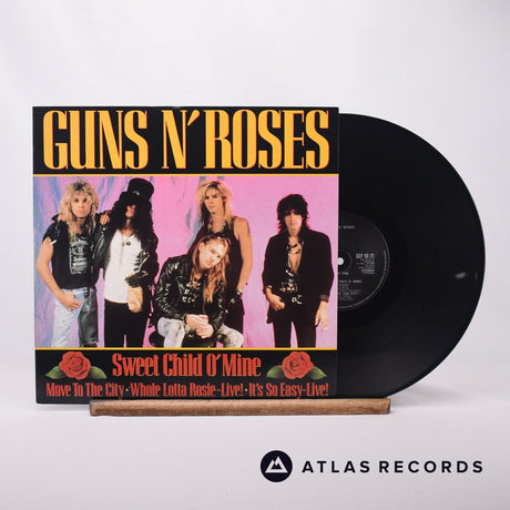 Guns N' Roses Sweet Child O'Mine 12" Vinyl Record - Front Cover & Record