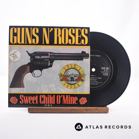 Guns N' Roses Sweet Child O'Mine 7" Vinyl Record - Front Cover & Record