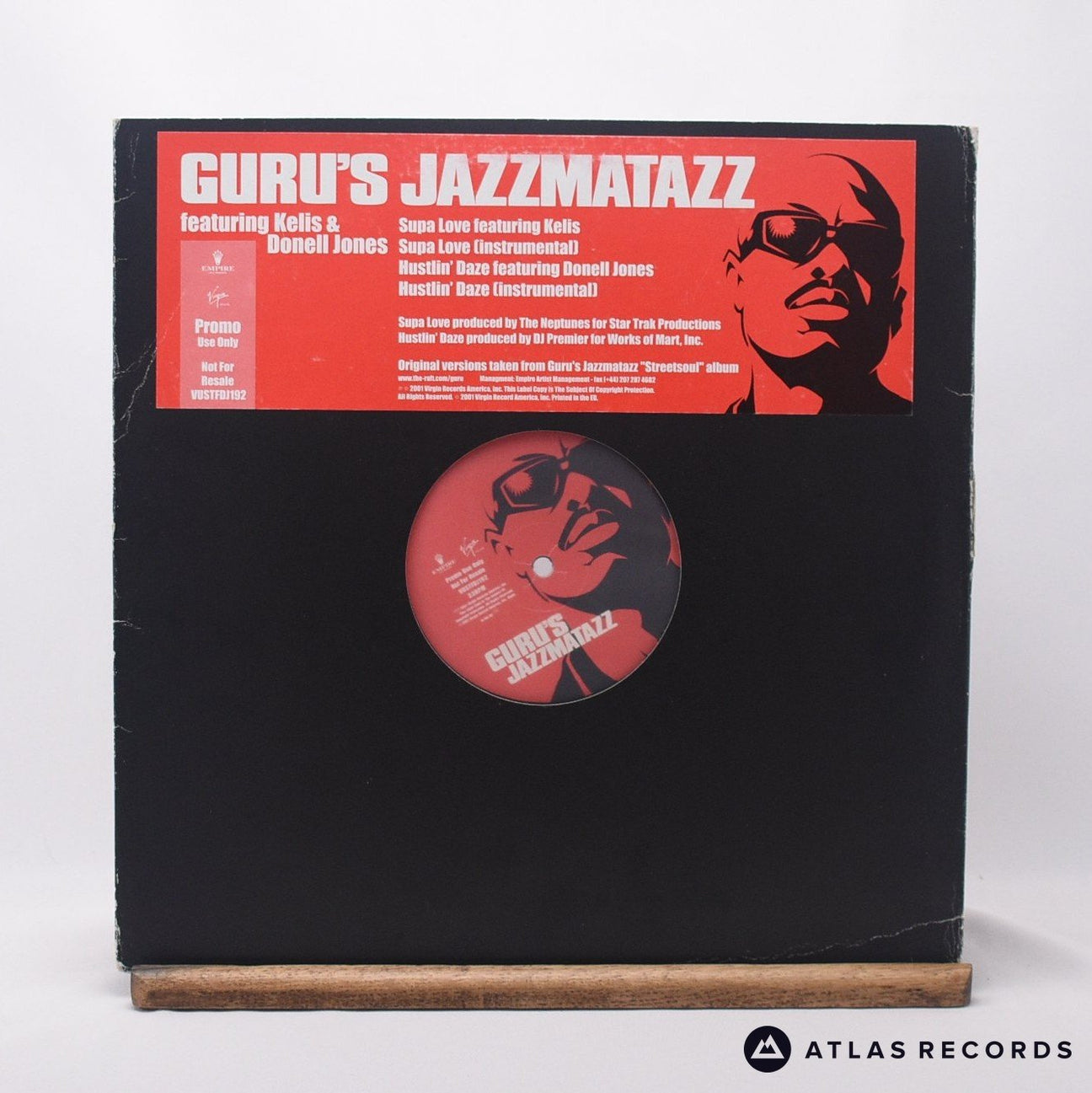 Guru Supa Love 12" Vinyl Record - Front Cover & Record