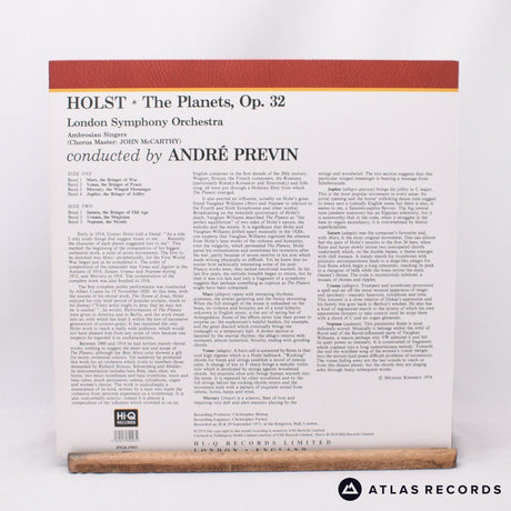 Gustav Holst - The Planets - 180G 1/A 2/A LP Vinyl Record - NM/NM