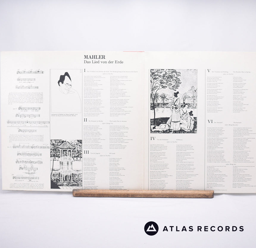 Gustav Mahler - Das Lied Von Der Erde - Gatefold LP Vinyl Record - EX/EX