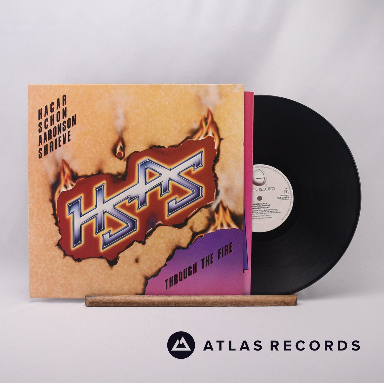 HSAS Through The Fire LP Vinyl Record - Front Cover & Record