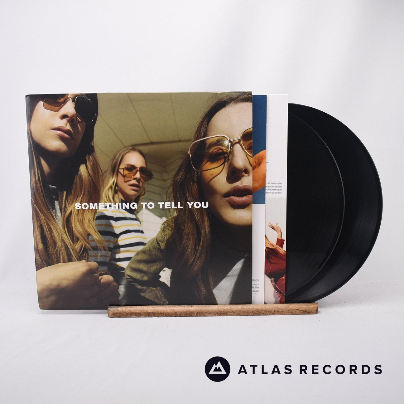 Haim Something To Tell You 2 x LP Vinyl Record - Front Cover & Record