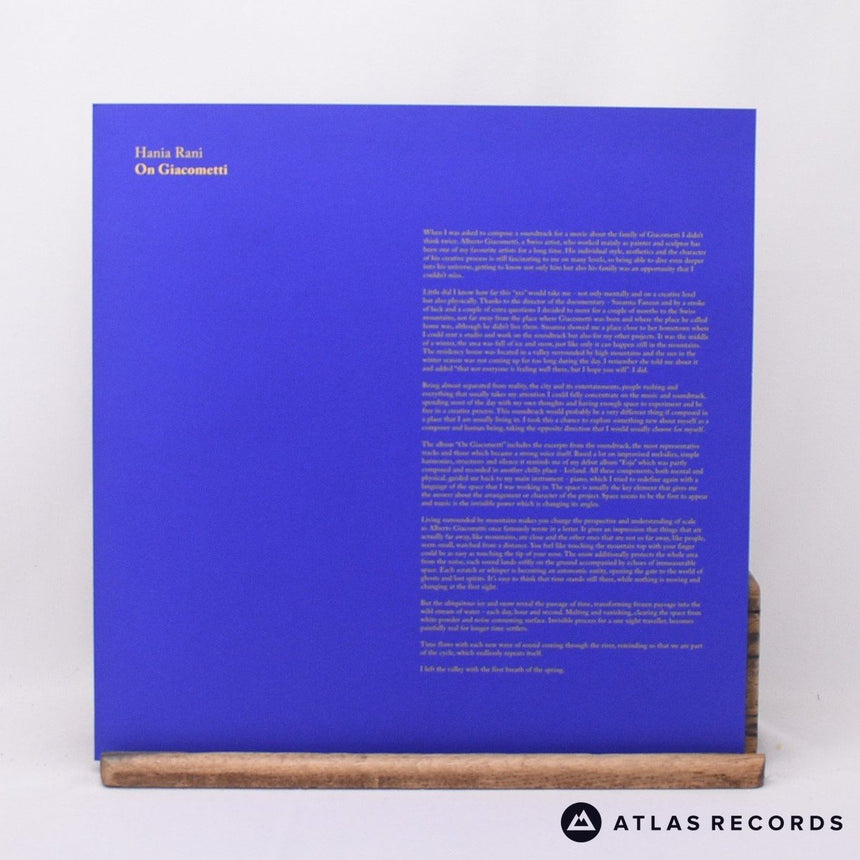Hania Rani - On Giacometti - Embossed Sleeve A1 B1 LP Vinyl Record - NM/EX