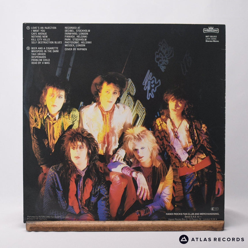 Hanoi Rocks - Self Destruction Blues - A-1 B-1 LP Vinyl Record - EX/EX