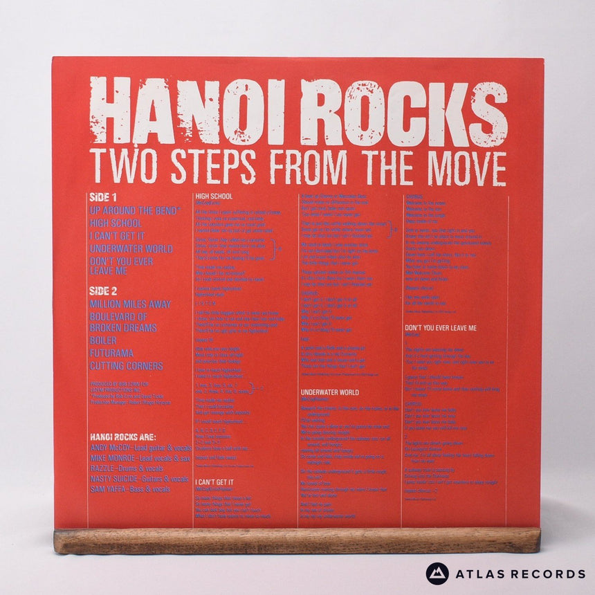 Hanoi Rocks - Two Steps From The Move - A2 B1 LP Vinyl Record - EX/VG+