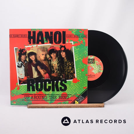 Hanoi Rocks Up Around The Bend 12" Vinyl Record - Front Cover & Record