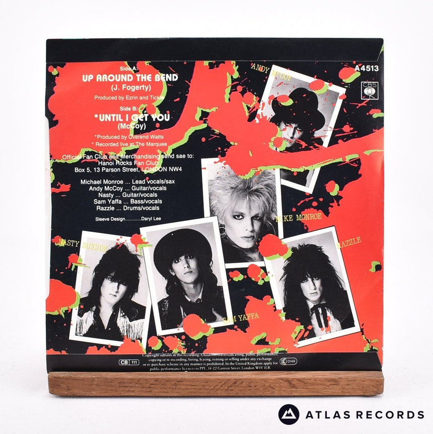 Hanoi Rocks - Up Around The Bend - 7" Vinyl Record - EX/VG+