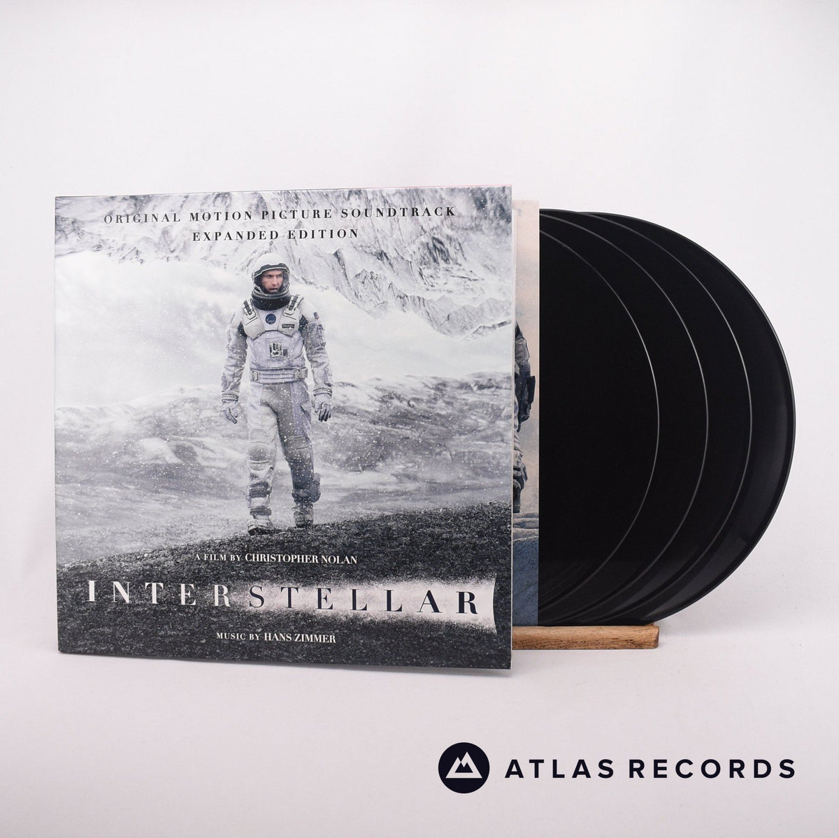 Hans Zimmer Interstellar 4 x LP Vinyl Record - Front Cover & Record