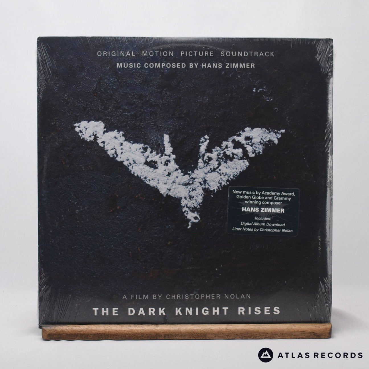 Hans Zimmer The Dark Knight Rises LP Vinyl Record - Front Cover & Record