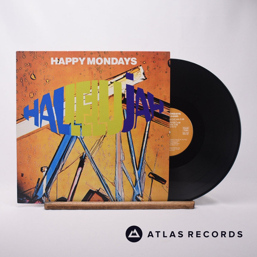 Happy Mondays Hallelujah LP Vinyl Record - Front Cover & Record