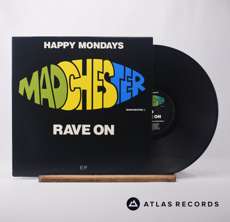 Happy Mondays Madchester Rave On 12" Vinyl Record - Front Cover & Record