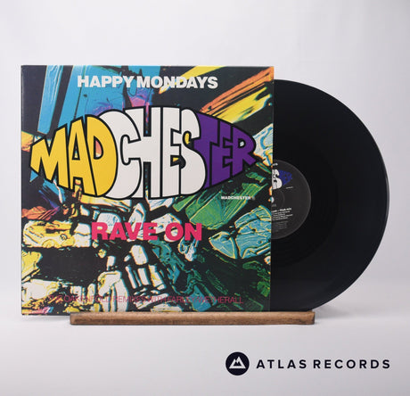 Happy Mondays Madchester Rave On 12" Vinyl Record - Front Cover & Record