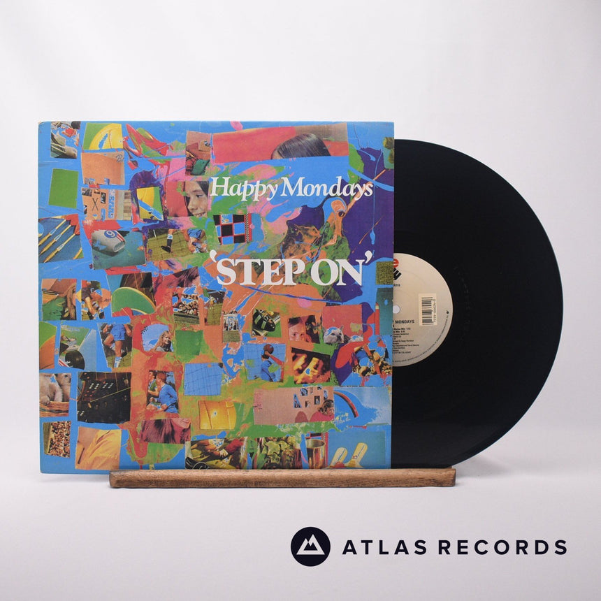 Happy Mondays Step On 12" Vinyl Record - Front Cover & Record