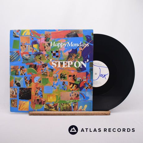 Happy Mondays Step On 12" Vinyl Record - Front Cover & Record