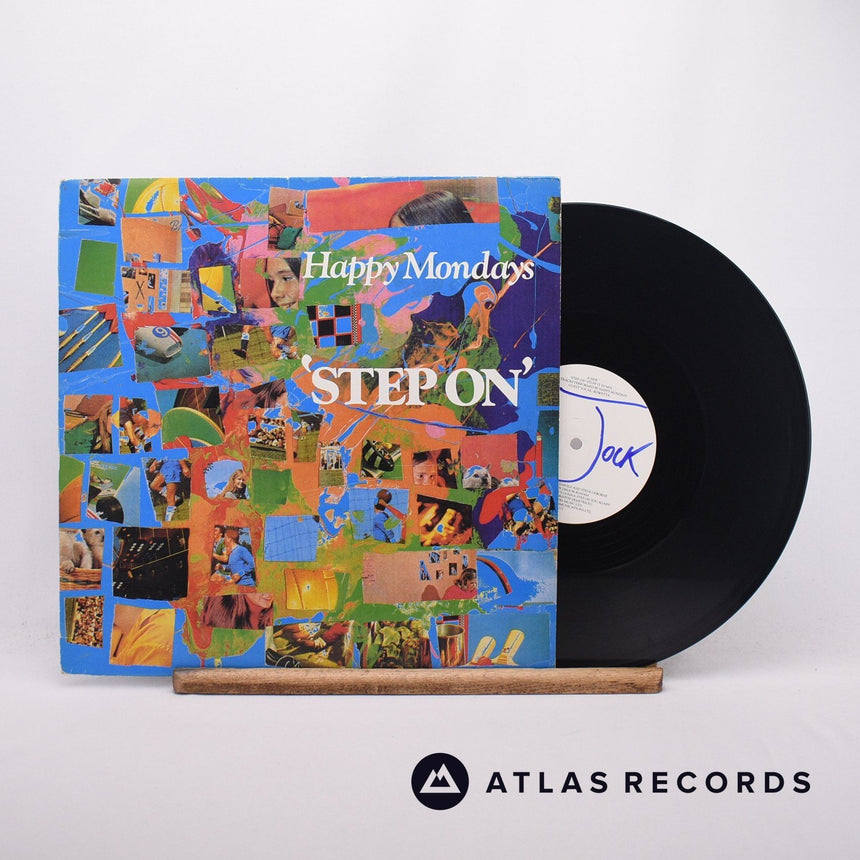 Happy Mondays Step On 12" Vinyl Record - Front Cover & Record