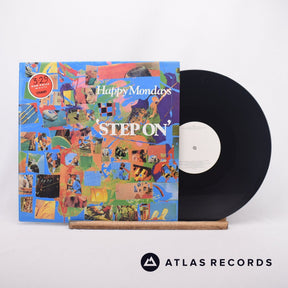 Happy Mondays Step On 12" Vinyl Record - Front Cover & Record