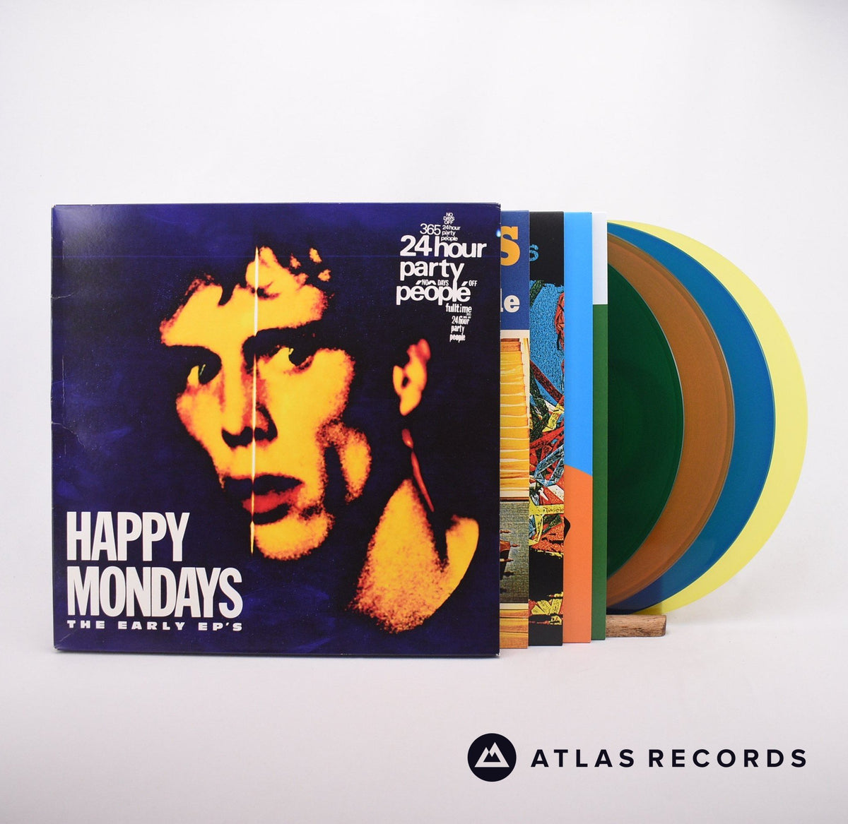Happy Mondays The Early EP's 4 x 12" Vinyl Record - Front Cover & Record