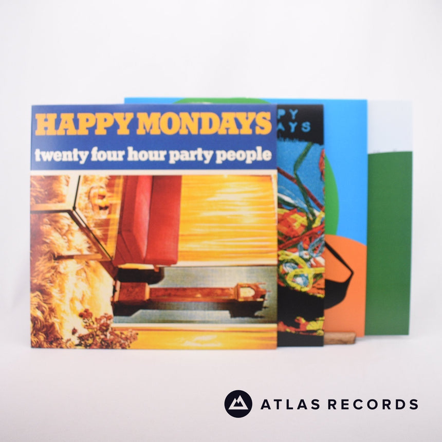 Happy Mondays - The Early EP's - Blue Green Orange Yellow 4 x 12" Vinyl Record