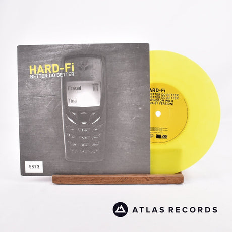 Hard-Fi Better Do Better 7" Vinyl Record - Front Cover & Record