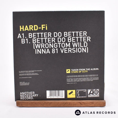 Hard-Fi - Better Do Better - Yellow 7" Vinyl Record - NM/NM