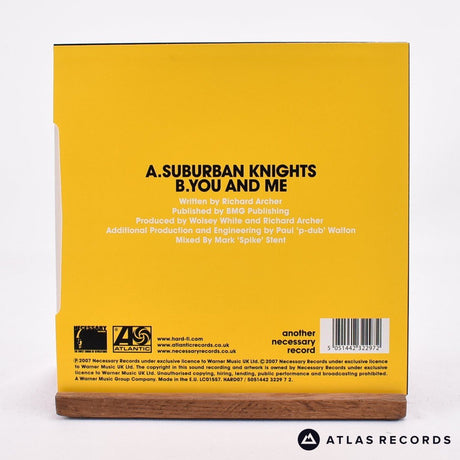 Hard-Fi - Suburban Knights - Yellow 7" Vinyl Record - NM/NM