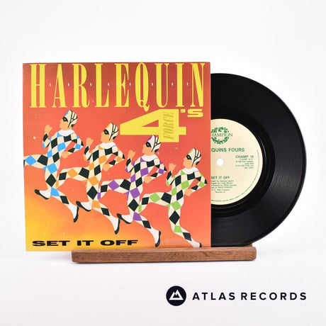 Harlequin Four's Set It Off 7" Vinyl Record - Front Cover & Record