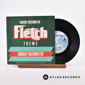 Harold Faltermeyer Fletch Theme 7" Vinyl Record - Front Cover & Record
