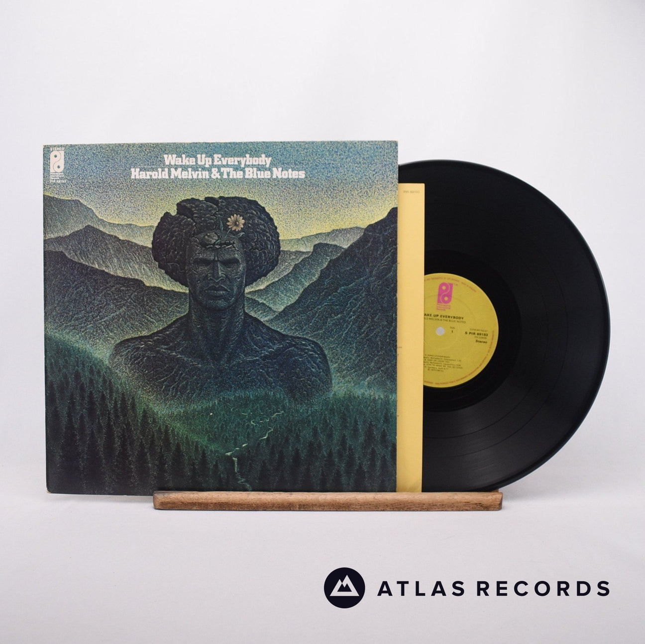 Harold Melvin And The Blue Notes Wake Up Everybody LP Vinyl Record - Front Cover & Record