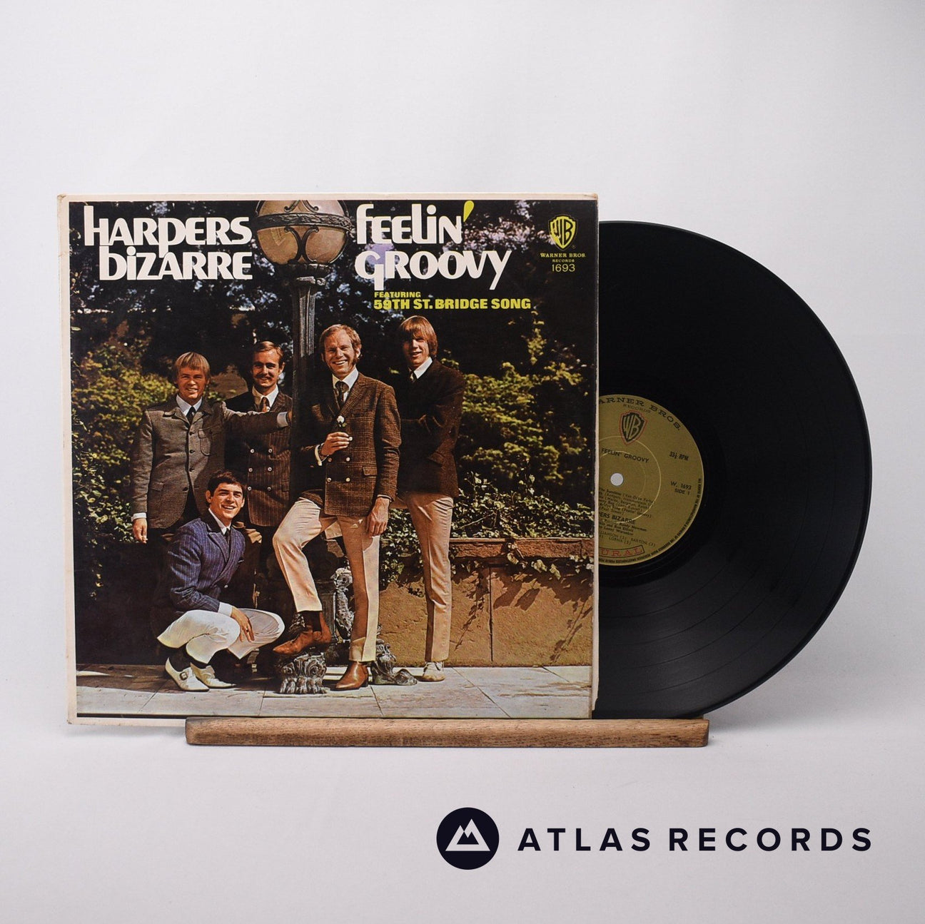 Harpers Bizarre Feelin' Groovy LP Vinyl Record - Front Cover & Record