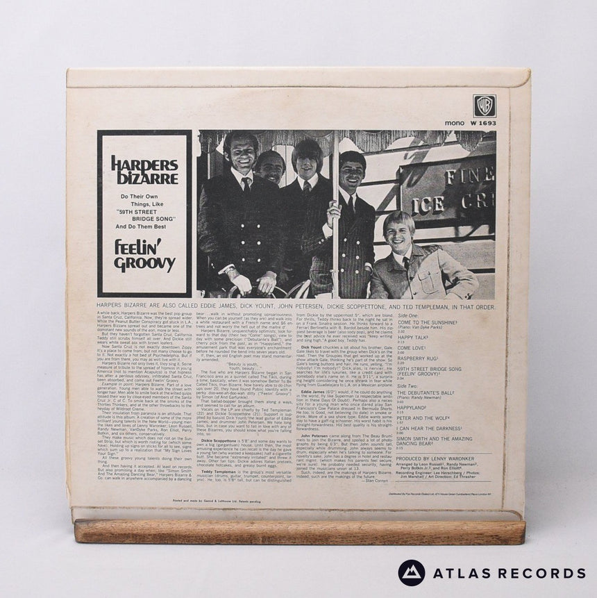 Harpers Bizarre - Feelin' Groovy - LP Vinyl Record - VG+/VG+