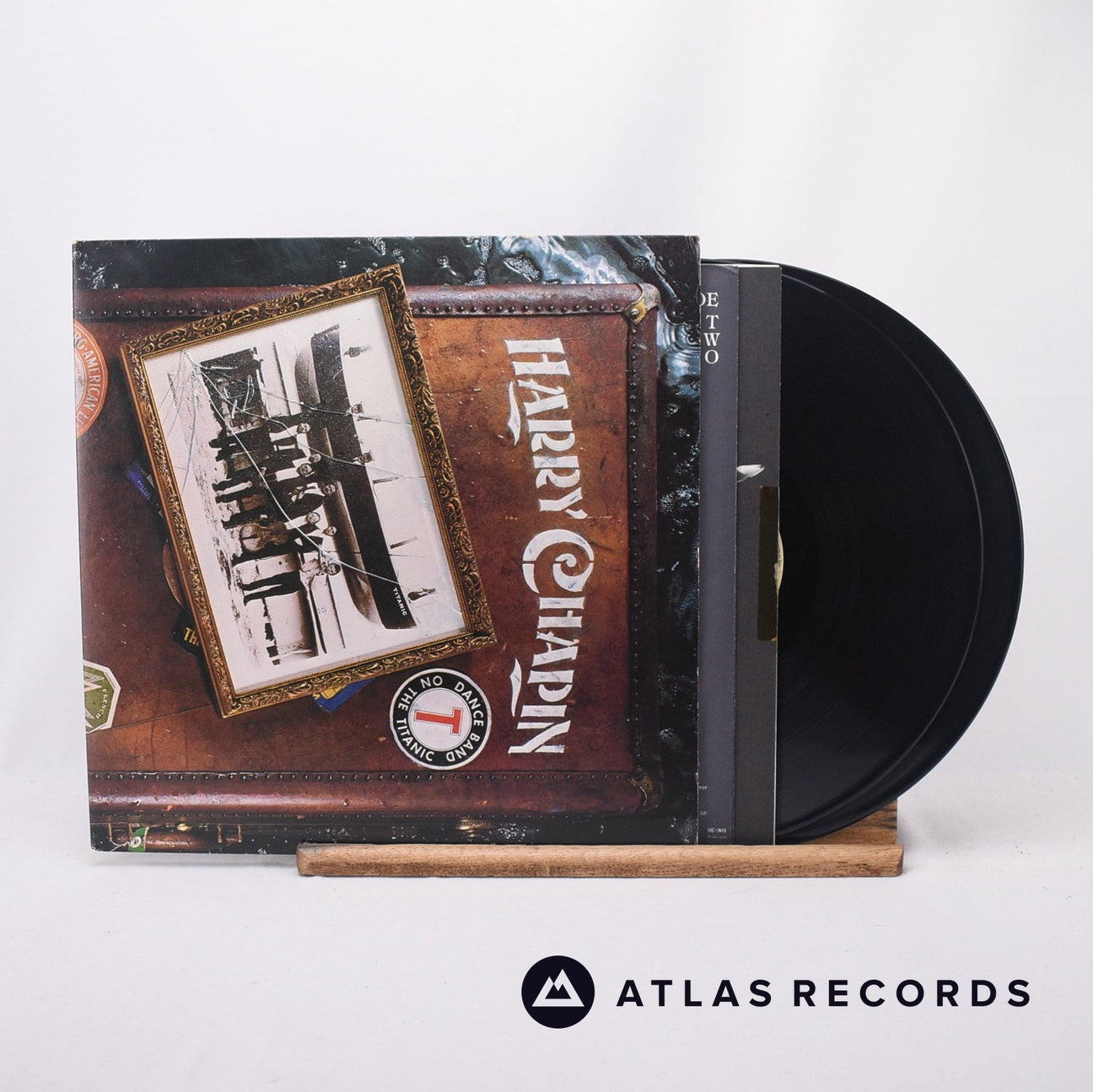 Harry Chapin Dance Band On The Titanic 2 x LP Vinyl Record - Front Cover & Record