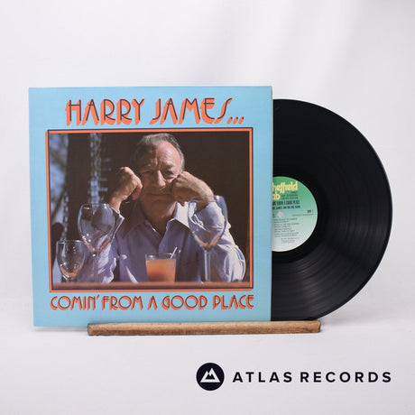 Harry James And His Big Band Comin' From A Good Place LP Vinyl Record - Front Cover & Record