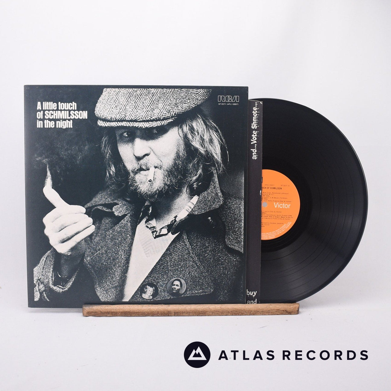 Harry Nilsson A Little Touch Of Schmilsson In The Night LP Vinyl Record - Front Cover & Record