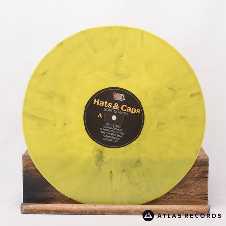 Hats & Caps - Going Nowhere - Yellow/Black Marbled LP Vinyl Record - EX/NM