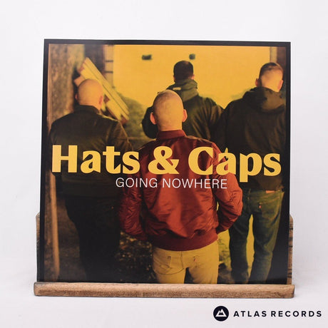 Hats & Caps - Going Nowhere - Yellow/Black Marbled LP Vinyl Record - EX/NM