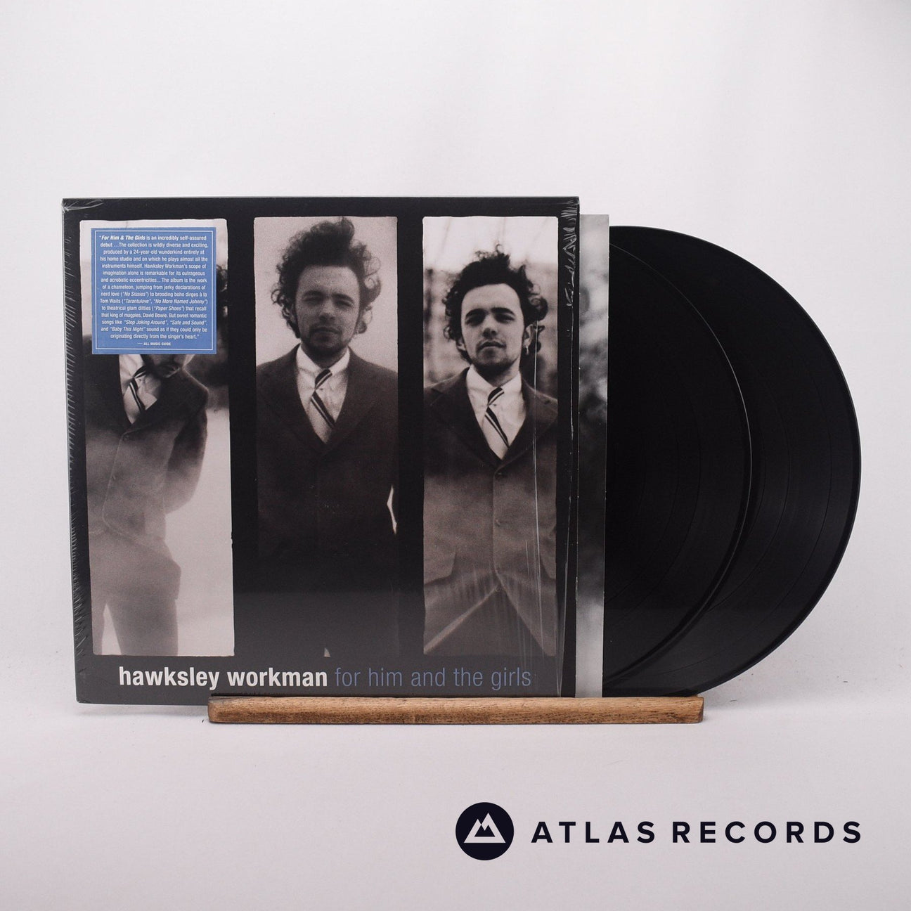 Hawksley Workman For Him And The Girls 2 x LP + CD Vinyl Record - Front Cover & Record