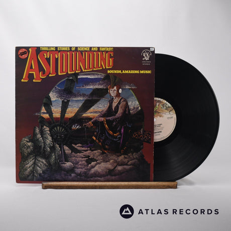 Hawkwind Astounding Sounds, Amazing Music LP Vinyl Record - Front Cover & Record