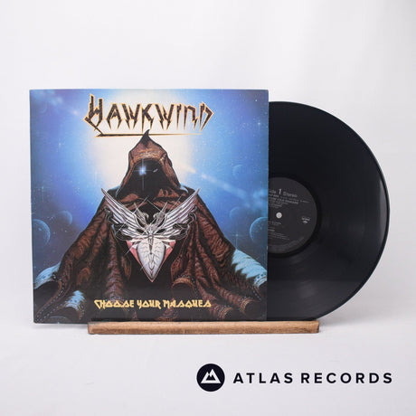 Hawkwind Choose Your Masques LP Vinyl Record - Front Cover & Record