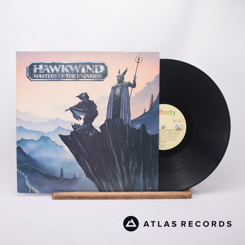 Hawkwind Masters Of The Universe LP Vinyl Record - Front Cover & Record