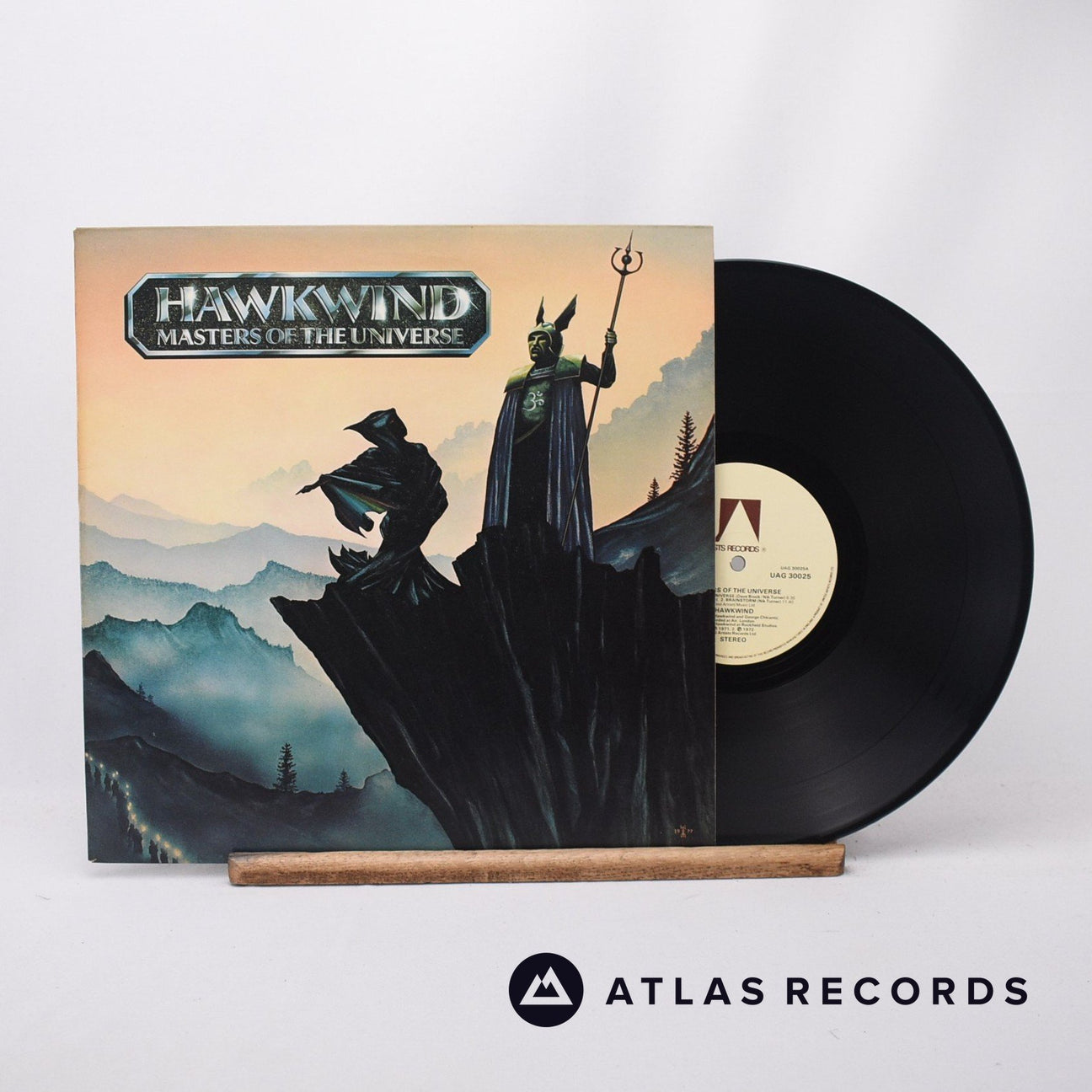 Hawkwind Masters Of The Universe LP Vinyl Record - Front Cover & Record