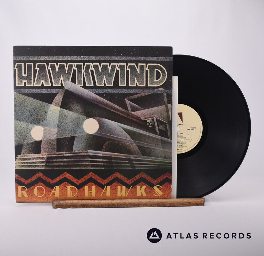 Hawkwind Roadhawks LP Vinyl Record - Front Cover & Record