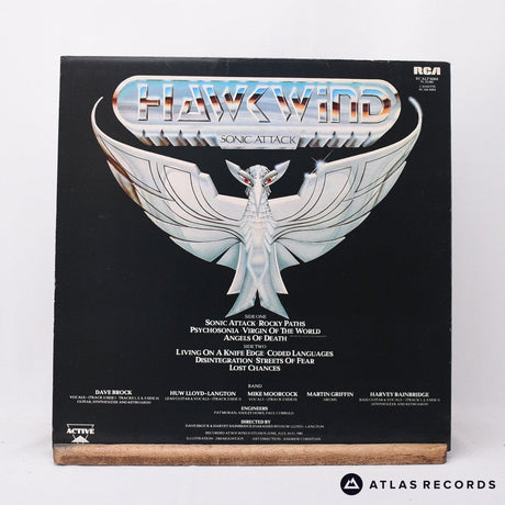 Hawkwind - Sonic Attack - Arun Insert Lyric Sheet LP Vinyl Record - EX/EX