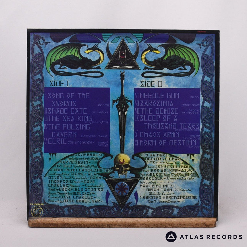 Hawkwind - The Chronicle Of The Black Sword - A1 B1 LP Vinyl Record - VG+/EX