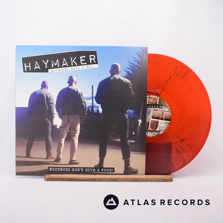 Haymaker Bootboys Don't Give A Fuck LP Vinyl Record - Front Cover & Record