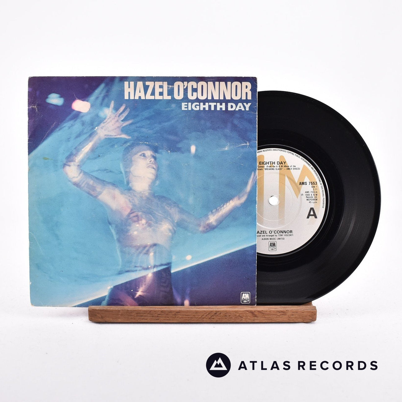 Hazel O'Connor Eighth Day 7" Vinyl Record - Front Cover & Record