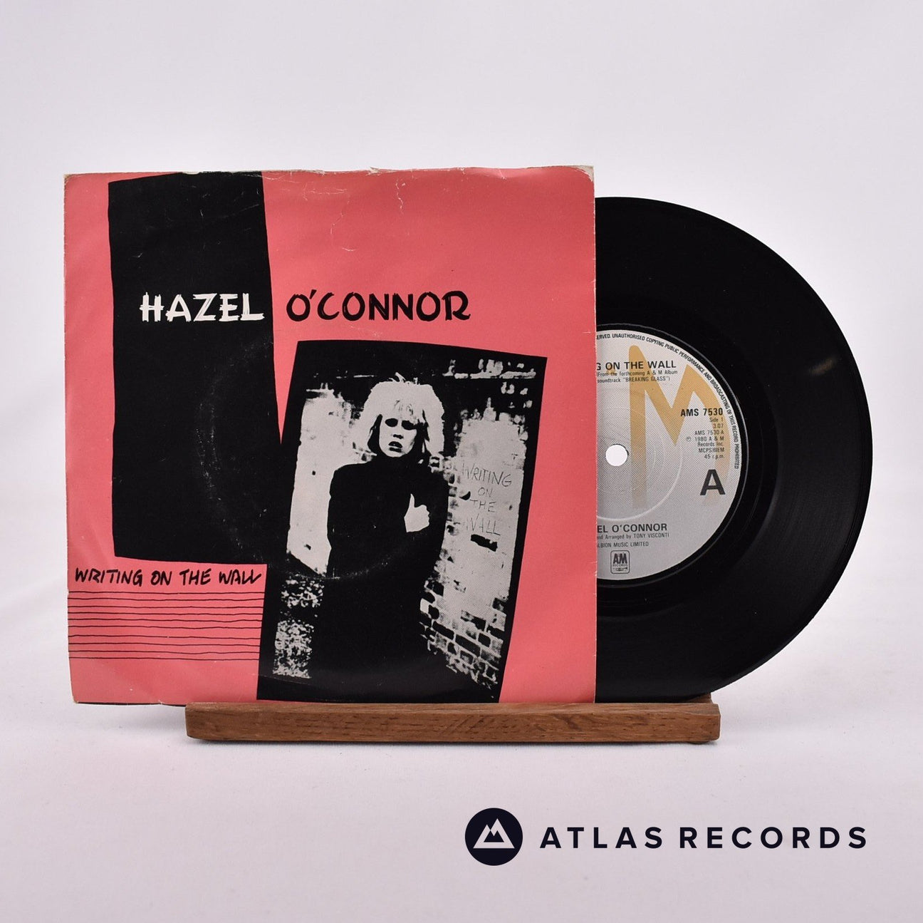 Hazel O'Connor Writing On The Wall 7" Vinyl Record - Front Cover & Record