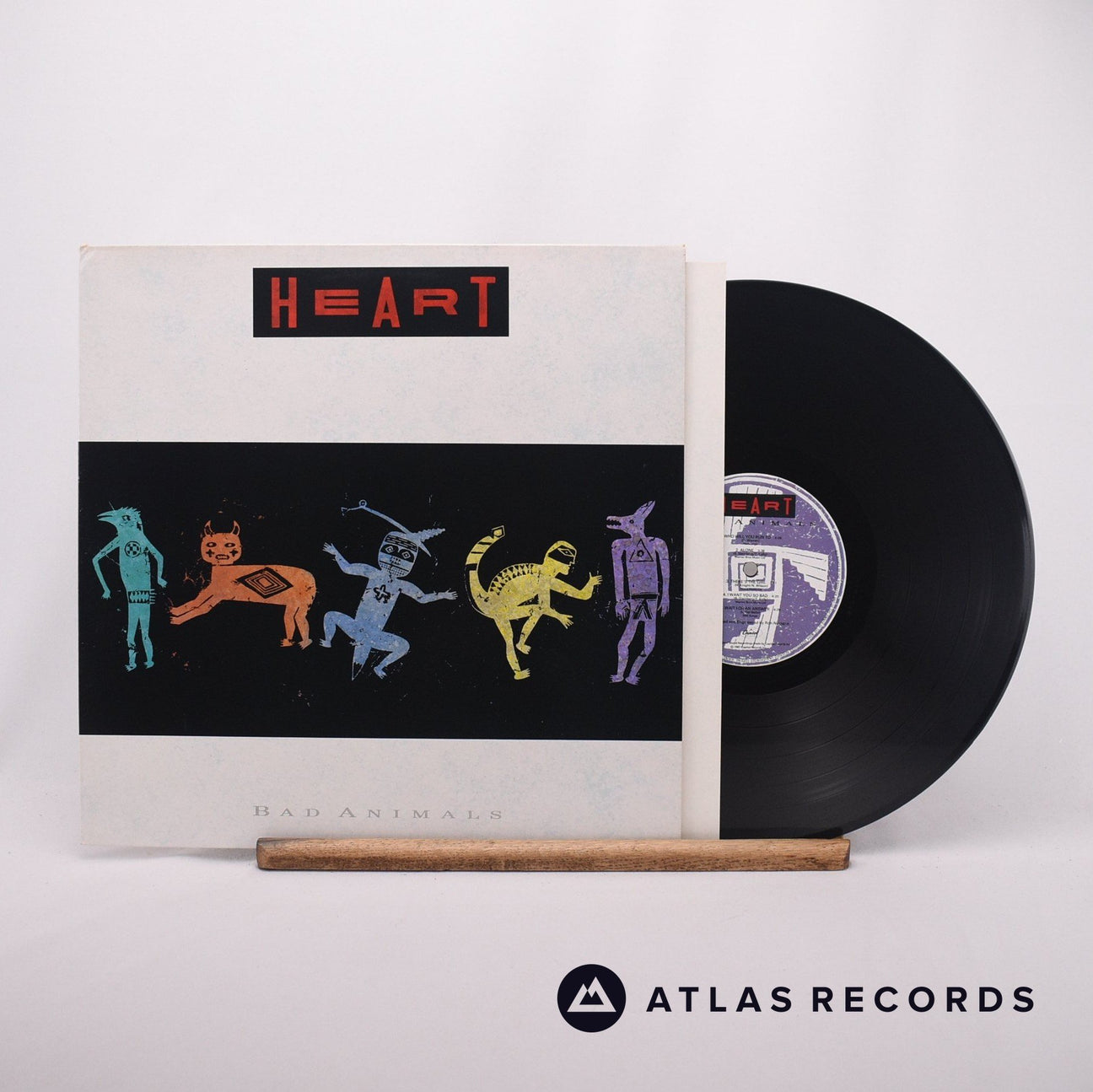 Heart Bad Animals LP Vinyl Record - Front Cover & Record