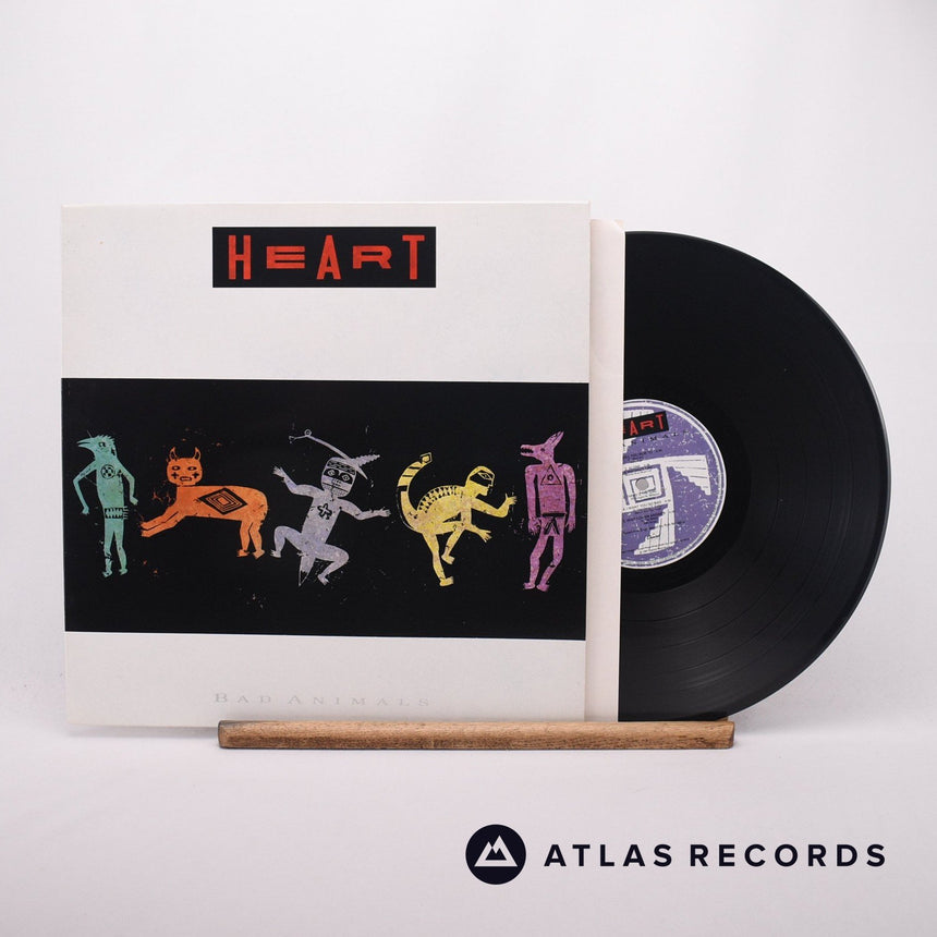 Heart Bad Animals LP Vinyl Record - Front Cover & Record